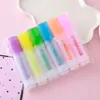 Plumón fluorescente de gran capacidad, marcador de colores multifuncional, papelería de alto valor, resaltador para estudiantes, plumón para dibujar