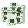 Papel Toalha de Polpa de Madeira Original, Guardanapos Domésticos Seis Camadas Acessíveis, Lenços de Mão para Dormitório Estudantil, Lenços de Papel Facial Amigáveis à Pele