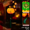 Linterna del Festival de Mediados de Otoño Adorno Colgante Terminado Nuevo Estilo 2026 Linterna de Palacio Estilo Antiguo Luminosa de Mano para Niños Decoración Colgante de Caqui Ruyi