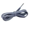 Cordones Planos de Poliéster Kurokin Color Sólido Malla 0.8cm Adecuados para Tenis Blancos Tenis Casuales Cordones