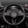 Adecuado para Cubierta de Volante Mazda 3 Angkesela Cubierta de Manillar Cx5 Ruiyi Cx4 Atez Cx30Cx50