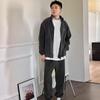 25 Otoño e Invierno Traje Casual de Terciopelo Doble Cara para Hombre Bolsillo con Cremallera Bordado en Inglés Ropa de Casa Cálido y Holgado Se Puede Usar Afuera