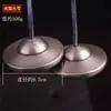 Sinos de Bronze Artesanais Nepaleses Premium, Instrumento de Despertar para Terapia Sonora de Meditação Yoga, Sino Ritualístico, Prato