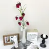 Estilo Ins de Gama Alta Flor de Nácar Adornos Frescos Flores Artificiales Flores de Seda Flores Falsas Adornos Decoraciones para Sala de Estar Decoraciones de Boda
