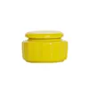 Pequeño recipiente de cerámica para té, bálsamo, polvo medicinal, frasco sellado esmaltado de color para pastillas, mini frasco de porcelana portátil, se puede imprimir con logo