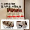 Perchero de pared con forma de tecla de piano de madera maciza, perchero de pared para dormitorio, entrada o detrás de la puerta principal, perchero para abrigos y sombreros sin necesidad de taladrar