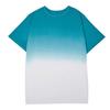 Camiseta Casual Personalizada de Fábrica com Gola Redonda Manga Curta Tingimento por Imersão Tie-Dye Lavada Camiseta Tingida Lavada em Gradiente Camiseta Masculina Solta Tamanho Grande