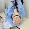 Bolsa Peitoral Infantil Desenho Animado Estampa Capivara Passeio Casual Versátil Bolsa de Moedas para Meninas Bolsa Transversal para Meninos