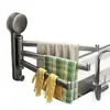 Suporte de Pano de Cozinha com Ventosa, Suporte Drenante Giratório para Pia e Peitoril de Janela, Suporte de Armazenamento, Toalheiro de Parede, Cabide de Pano