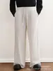 TUME Amazon Europa y América Comercio Exterior Otoño Color Sólido Pantalones de Pierna Ancha de Moda Simples Cintura Elástica Cordón Pantalones Casuales Ropa de Hombre