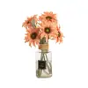 Venta de Liquidación 90% de Descuento Girasoles Artificiales Flores Falsas Plantas Verdes Venta al por Mayor Artesanías Decorativas Estilo Ins Transfronterizo