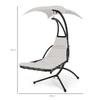 Columpio para patio exterior, silla colgante, cesta colgante doble para exteriores, hogar, balcón, ocio, silla de ratán, mecedora, hamaca de hierro, cuna