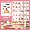 Xinmo Life Serie de Galletas Dulces Pequeñas Libro de Pegatinas Doudou Ins Fresco Decoración DIY Material para Diario Alto Valor Estético