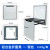 Taburete Plegable de Entrada Oculta de Aleación de Aluminio de Fábrica Gabinete de Zapatos Montado en la Pared Taburete Invisible para el Hogar Asiento Plegable para Baño Lote