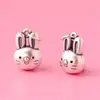 Pulsera de Cuerda Roja Año del Conejo Tobillera para Niñas Niños Pulsera de Plata Pura S999 Conejo del Zodiaco Colgante de Zanahoria