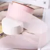Fita de Sarja Estilo Coreano com Fio de Cristal Laço DIY Acessórios de Cabelo Gravata para Roupas Flor de Mão para Casamento Embalagem de Caixa de Presente