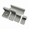 Caja de joyería Saina gris redonda de franela una caja de regalo caja para collares caja para anillos caja para pulseras
