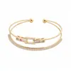 Pulseira Dupla Camada Borboleta Coração Geométrica de Zircônia Simples Europeia e Americana, Pulseira Fashion e Requintada, Joia de Luxo Leve e de Alta Qualidade para Mulheres