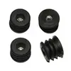 16/19*m6/m8 Tuerca Redonda de Plástico para Tubo Rueda Tapa de Rueda Funda para Tubo Estante Tapa Redonda Tapa Interior Agujero para Tornillo de Ajuste Tapa