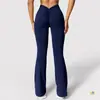 Pantalones de Yoga de Tiro Alto con Micro-Campana Sin Costuras para Mujer, Leggings Deportivos de Fitness, Levantamiento de Glúteos - Amazon Europeo y Americano
