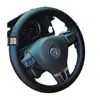 Capa de Couro para Volante Longitudinal Lavida New Bora New Sagitar Magotan Jetta New polo polo Passat