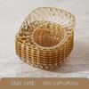 Silaiman Light Luxury Phnom Penh Diamond Bone Spitting Dish Lanche de qualidade alimentar doméstica Frutas secas Prato de frutas secas Prato de lanche de doces