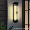 Nueva Lámpara de Pared Solar para Exteriores Estilo Chino Fu Impermeable Lámpara de Pared Exterior para Patio de Villa Puerta Lámpara de Pared para Terraza Exterior