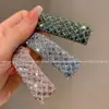 Novo Grampo de Cabelo Coreano Super Brilhante de Cristal BB 2025 Exquisito Grampo de Cabelo com Diamante Cintilante Acessível Luxo Clipe Lateral de Strass para Franja