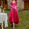 Comércio exterior europeu e americano novas roupas femininas verão Amazon sexy vestido de noiva vestido de noite francês vestido de dama de honra
