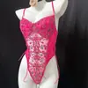 Lingerie Sexy Estilo Quente com Suspensórios para Mulheres, Camisola Sedutora Sem Costas Transparente, Lingerie Erótica Casual 710
