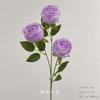 Flores Artificiales para Boda Serie Púrpura Flores Guía de Camino Flores Falsas Decoración Salón de Bodas Materiales Florales para Techo Arreglo de Piso Flores Decorativas Arco Floral