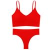 Transfronterizo 666# Traje de Sujetador de Pantalones T en Forma de U para Mujer Sexy Deportivo Espalda Descubierta Hilo Tubo Superior Chaleco Ropa Interior