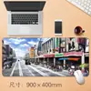 Venda Direta de Fábrica Mouse Pad Grande para Escritório Mouse Pad de Mesa com Vista Urbana de Anime Antiderrapante Impermeável Borda com Travamento de Precisão Mouse Pad