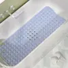 Alfombrilla Antideslizante para Ducha 40 x 16 Pulgadas, Alfombrillas para Cabina de Ducha con Ventosas y Agujeros de Drenaje, Alfombrilla de Baño Antideslizante para Tina para Personas Mayores y Niños