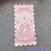 Cadena para Teléfono de Tarjeta con Borde Ondulado Perforado 8X16 Llavero de Tarjeta Trasera DIY Cadena de Papel para Tarjeta Parte Trasera de Tarjeta