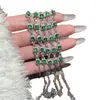 Pulsera de Jade Verde al por Mayor del Fabricante con Incrustaciones de Plata S925, Diseño Fresco y de Alta Gama, Regalo para el Festival del Bote del Dragón
