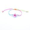 Suministro de fábrica Pulsera colorida del Festival del Bote del Dragón Flor de cerezo seca Narcisos Pulsera tejida a mano de cerámica Jingdezhen
