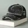 Boné de Beisebol Retro Desgastado Masculino Tendência Bordado Outdoor Casual Aba Curva Chapéu para Todas as Estações