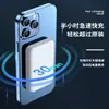 Batería externa de carga magnética power bank magsafe 10000mAh carga rápida gran capacidad compacta portátil fuente de alimentación móvil