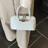 2026 Versátil Texturizado Simples Novo Estilo Moda para Ir ao Trabalho Crossbody Primavera Versão Coreana Feminina Bolsa Quadrada Pequena Bolsa de Ombro