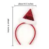 Nuevo Adorno para la Cabeza Creativo Transfronterizo para Fiestas y Festividades, Gorros de Navidad, Diademas Navideñas para Niños, Lindos Accesorios para el Cabello de Dibujos Animados Festivos