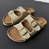 Pantuflas Birkenstock para Mujer 2026 Pantuflas de Corcho Sandalias de Correa Única con Hebilla Medias Pantuflas Birkenstock Sandalias Birkenstock
