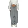 Calça Casual Retro Americana Hip-Hop Transfronteiriça Amazon Calça de Moletom Esportiva Feminina Calça Longa Ampla Solta Dança de Jazz