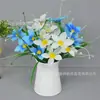 Flores de Orquídea Artificiales para Decoración del Hogar, Arreglo de Mesa, Arreglo Floral Estilo Campestre, Flores Falsas, Ramo de Orquídeas para Planta Acuática