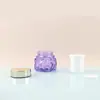 Botella de vidrio para crema con forma de diamante, tarro de crema, portavelas, tarro de miel 100g, material de embalaje de botella de vidrio para cuidado de la piel