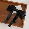 Grampo de Cabelo com Laço High Sense Rabo de Cavalo Baixo Meio Cabelo Estilo Princesa Doce Presilha Primavera Presilha Bico de Pato Acessórios de Cabelo para Mulheres