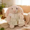 Solo Ropa de Muñeca/Ropa Hecha a Mano para Muñeca Conejo Jc Bonnie, Pijama, Vestido Mismo Estilo del Pequeño Libro Rojo, Conjunto para Muñeca de 32cm, Lindo