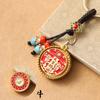 Tianguan Blessing Zodiac Turn Chaveiro Imitação de Cobre Tianguan Blessing Zodiac Chave Pingente Scenic Spot Hot Sale