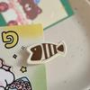 Mi Gatinho Castanho Peixe Bico de Pato Presilhas Fofas Coração de Menina Desenho Animado Adorno de Cabelo Franja Presilha Lateral Pente de Cabelo Versátil