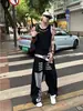 Pantalones Deportivos con Estampado de Partitura Musical para Hombres y Mujeres, Ropa Urbana Holgada Estilo Americano, Estilo Asiático Ligero, Pantalones Casuales Holgados de Pierna Ancha